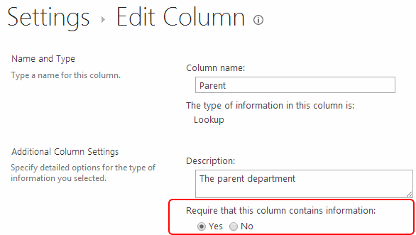 Pflichtfeldeinstellung Pflichtfeldeinstellung