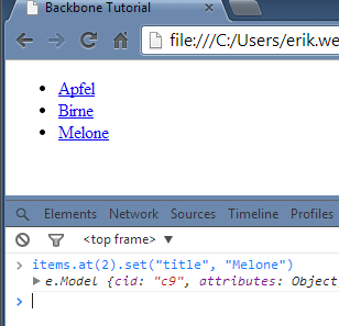 The View reacts to the changes in the Model