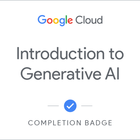 Introduction to Generative AI (completion badge)