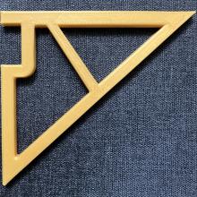 Diese Halterung wurde während des Vortrags entworfen und gedruckt.