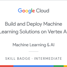Build and Deploy Machine Learning Solutions on Vertex AI