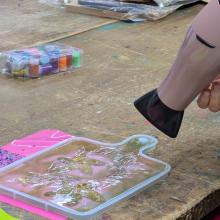 Versuch des Nachtrocknens